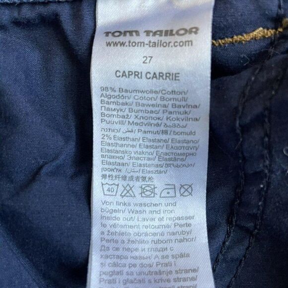 Womens Tom Tailor Jeans Capri Carrier Size W 27 - Picture 7 of 7